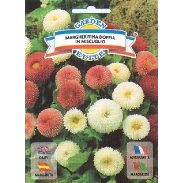 Маргаритка махровая смесь /0,25 г/ *Garden Elite*
