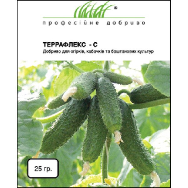 Добриво НУТРІФЛЕКС-С для огірків, кабачків та баштанних культур /25 г/ *Професійні добрива*