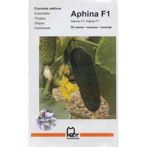 Насіння огірка Афіна F1 /20 насінин/ *АгроПак*