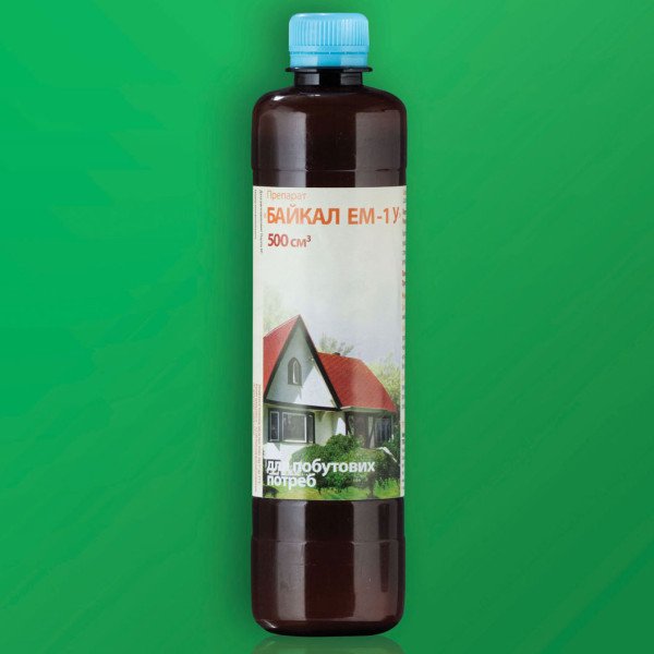 Біопрепарат Байкал ЕМ-1-У побутові потреби /500 мл/ *Біохім-Сервіс*