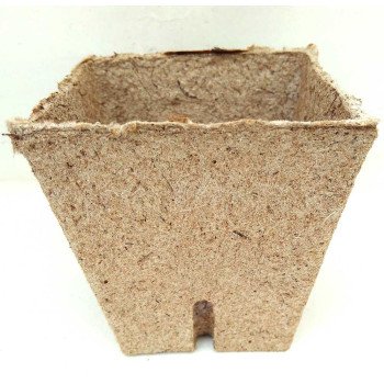 Торф'яний горщик квадратний /10 штук 80х80мм/ *Jiffy*
