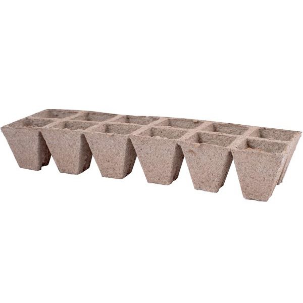 Торфяная кассета 12 ячеек /6х6см/ *Jiffy*