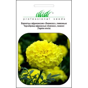 Чорнобривці Еквінокс лимонні /0,5 г/ *Професійне насіння*