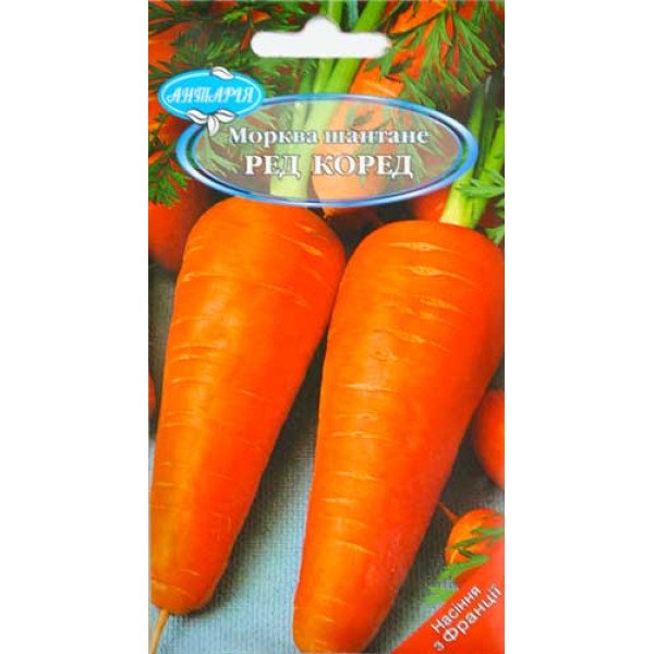 Насіння моркви Шантане Ред Коред /2 г/ *Антарія*
