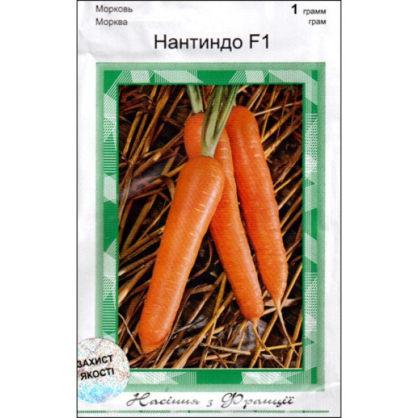 Насіння моркви Нантіндо F1 /1 г/ *АгроПак*