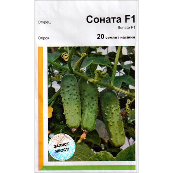 Насіння огірка Соната F1 /20 насінин/ *АгроПак*