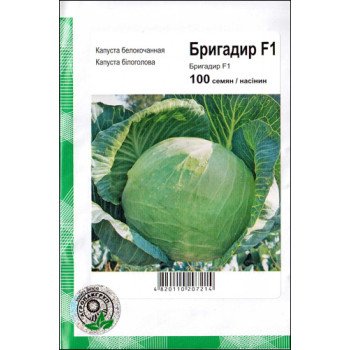 Капуста білоголова Бригадир F1 /100 насінин/ *АгроПак*