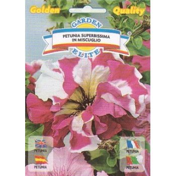 Петунія Гордовита махрова суміш /0,2 г/ *Garden Elite*