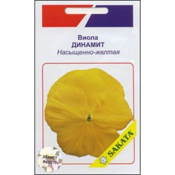 Віола Динаміт насичено-жовта /10 насінин/ *АгроПак*