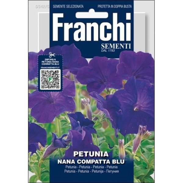Петунія Компатта Блу /0,5 г/ *Franchi Sementi*