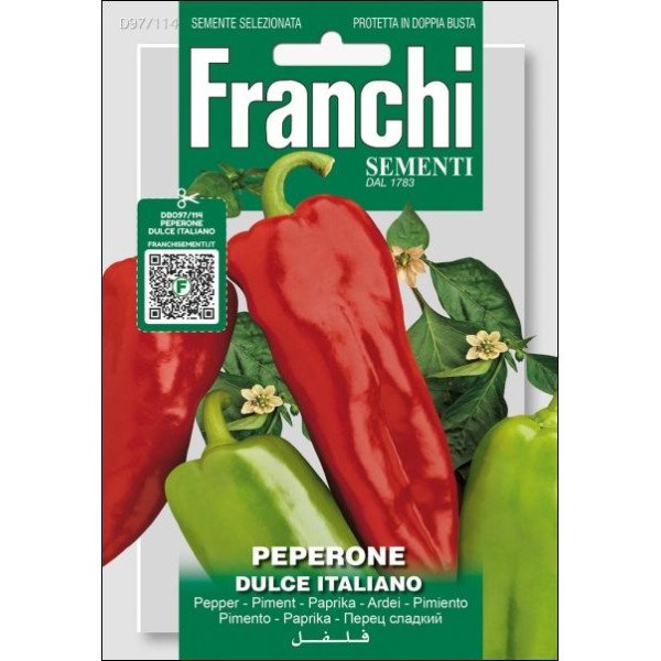 Перец сладкий Дульче Итальяно /1,5 г/ *Franchi Sementi*