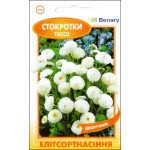 Маргаритка Тассо F1 белая /10 семян/ *ЭлитСорт*