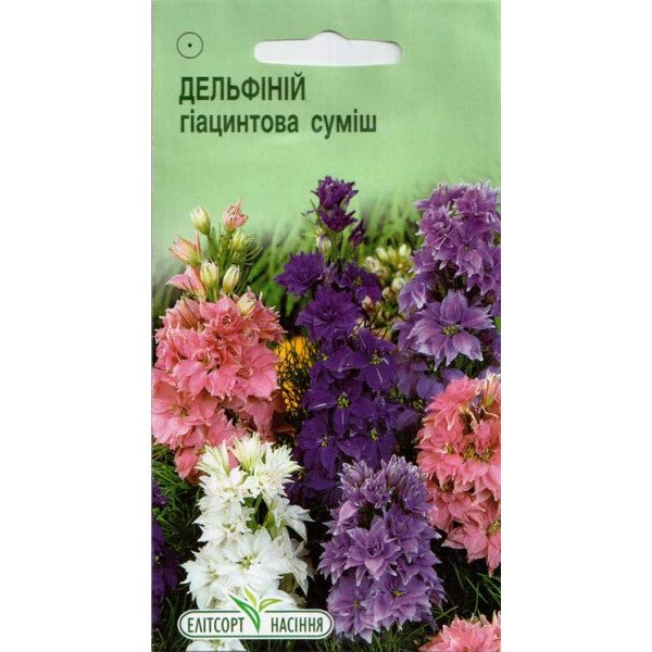 Насіння дельфініума Гіацинтова суміш /0,1 г/ *ЕлітСорт*