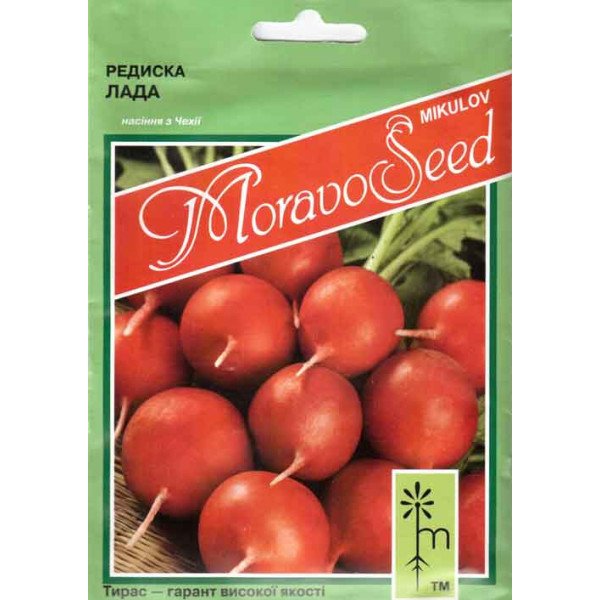 Насіння редиски Лада /20 г/ *Moravoseed*