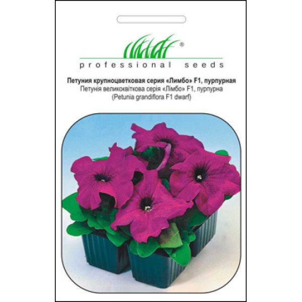Семена петунии Лимбо F1 пурпурной /20 семян/ *Профессиональные семена* Семена петунии Лимбо F1 пурпурной /20 семян/ *Профессиональные семена*