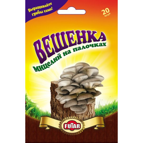 Міцелій гриба Глива звичайна /20 паличок/ *Futar*