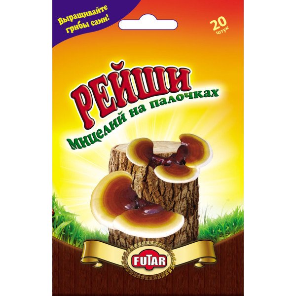 Мицелий гриба Рейши /20 палочек/ *Futar*