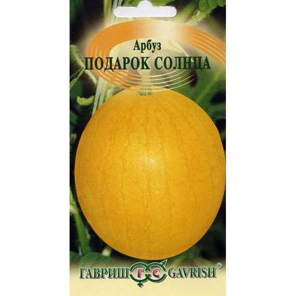 Семена арбуза Подарок солнца /5 семян/ *Гавриш*