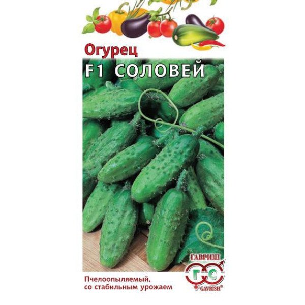 Семена огурца Соловей F1 /10 семян/ *Гавриш*