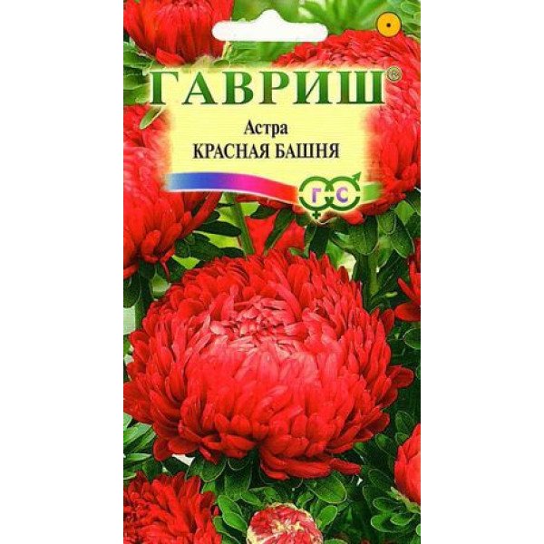 Семена астры Красная башня /0,3 г/ *Гавриш*
