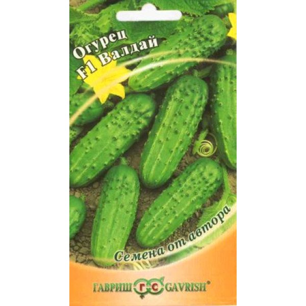 Насіння огірка Валдай F1 /10 насінин/ *Гавриш*