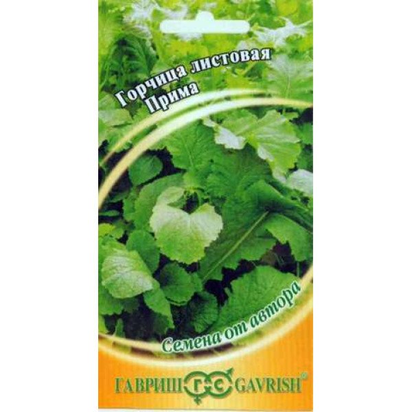 Насіння гірчиці листової Прима /1 г/ *Гавриш*