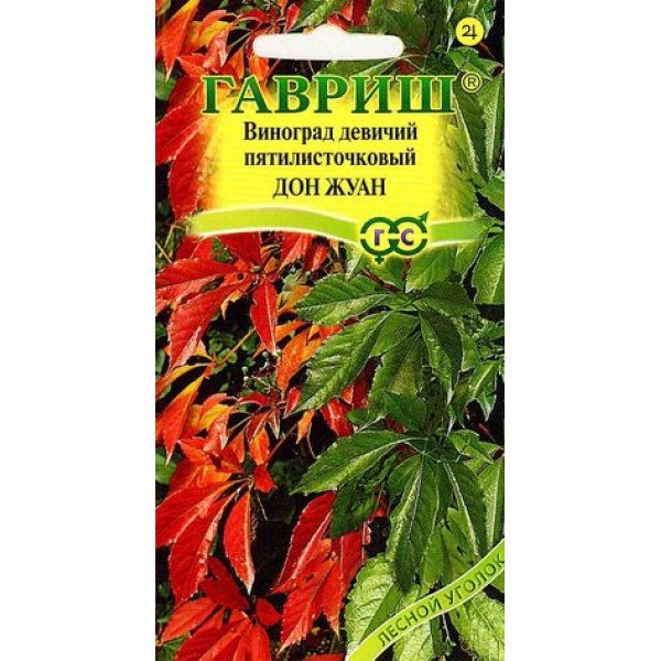 Виноград девичий Дон Жуан /5 семян/ *Гавриш*