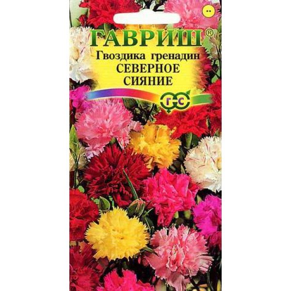 Гвоздика садовая Северное сияние смесь /0,1 г/ *Гавриш*