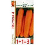Морква Нантська 4 /(серія 1+1) 4 г/ *Гавриш*