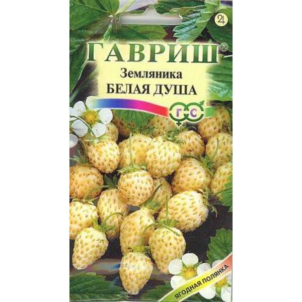 Насіння суниці Біла душа /0,03 г/ *Гавриш*