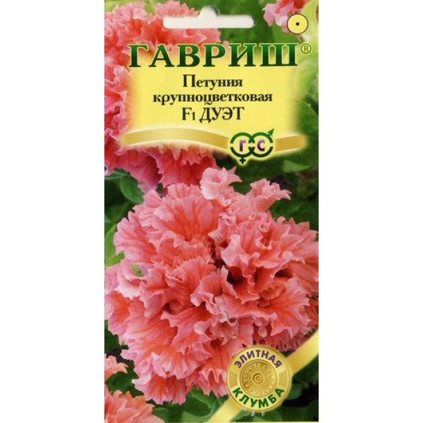 Петунія Дует F1 /5 насінин/ *Гавриш*