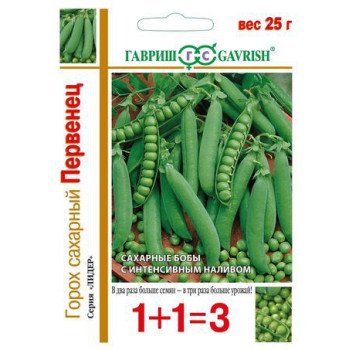 Горох Первенец /(серия 1+1) 25 г/ *Гавриш*