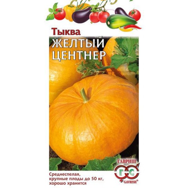 Семена тыквы Желтый центнер /2 г/ *Гавриш*