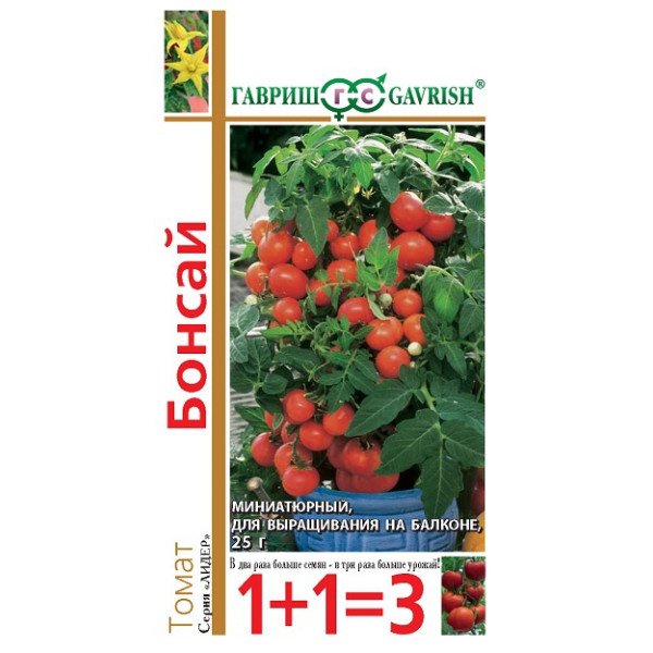 Насіння томата Бонсай /0,25 г/ *Гавриш*