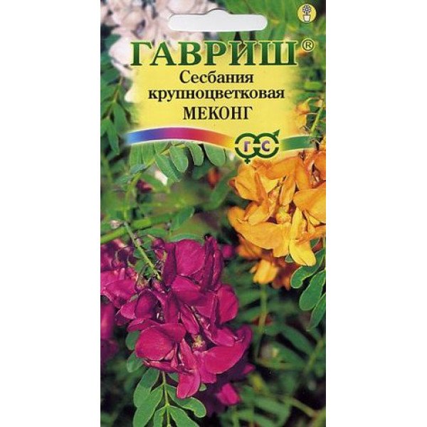 Семена сесбании крупноцветковая Меконг /3 семечка/ *Гавриш*