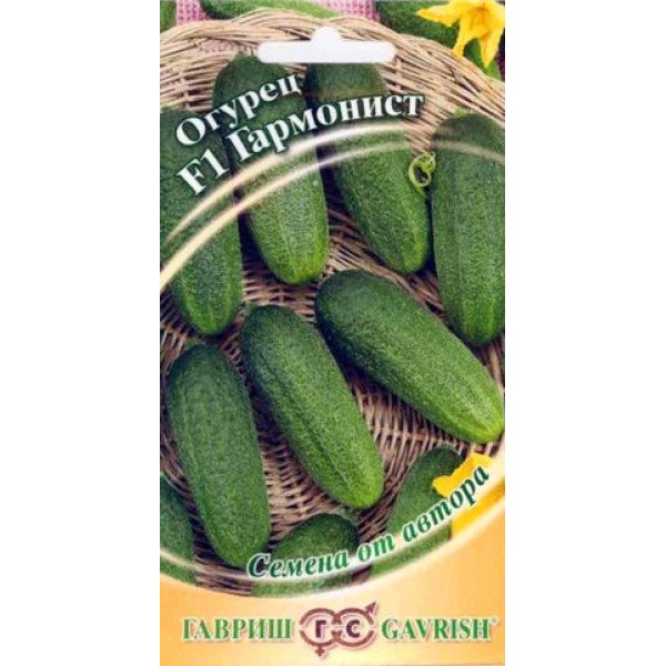 Насіння огірка Гармоніст F1 /10 насінин/ *Гавриш*