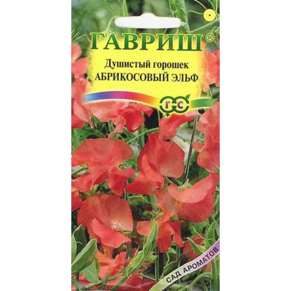 Семена горошка душистого Абрикосовый эльф /0,5 г/ *Гавриш*