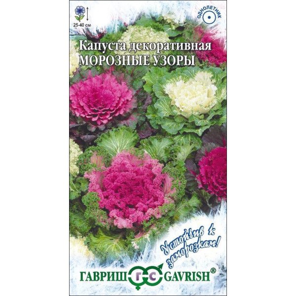Насіння декоративної капусти Морозні Візерунки суміш /0,1 г/ *Гавриш*