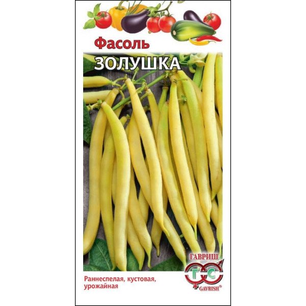 Насіння квасолі Попелюшка /5 г/ *Гавриш*