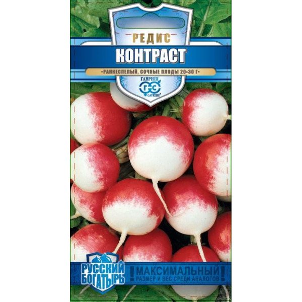 Семена редиса Контраст /2 г/ *Гавриш*