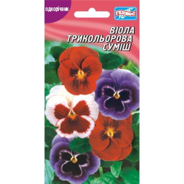 Насіння віоли Триколірна /30 насінин/ *Геліос*
