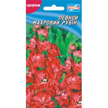 Левкой махровый Рубин /0,1 г/ *Гелиос*