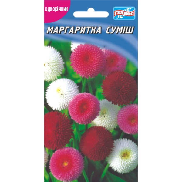 Насіння маргаритки суміш /0,05 г/ *Геліос*