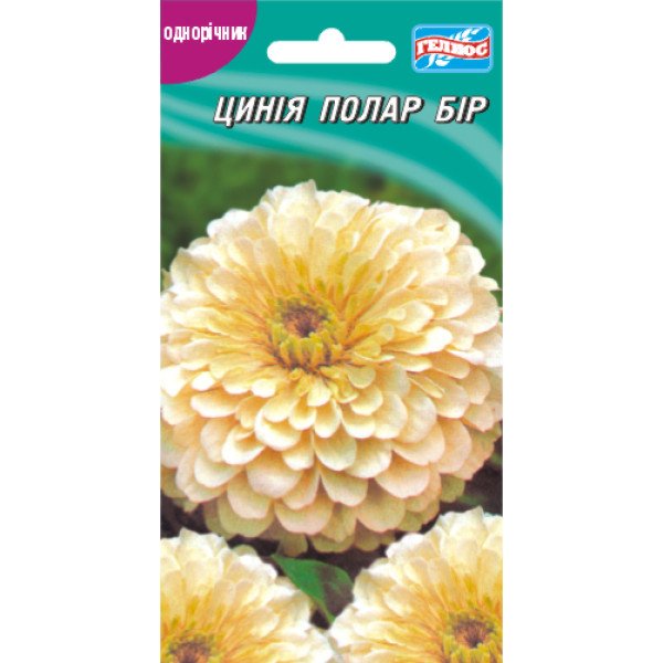 Семена циннии Полар Бир /30 семян/ *Гелиос*