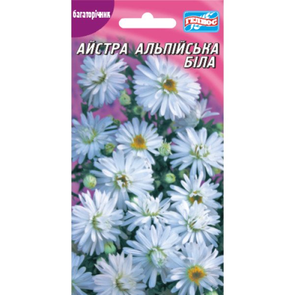 Насіння айстри Альпійська біла /0,1 г/ *Геліос*