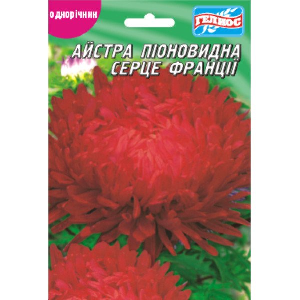 Насіння айстри Серце Франції /100 насінин/ *Геліос*