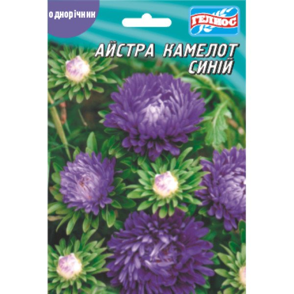 Насіння айстри Камелот синій /100 насінин/ *Геліос*