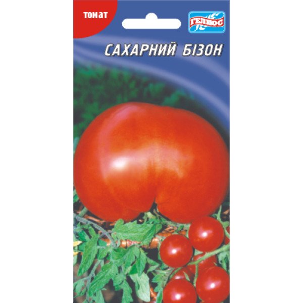 Насіння томату Сахарний бізон /25 насінин/ *Геліос*