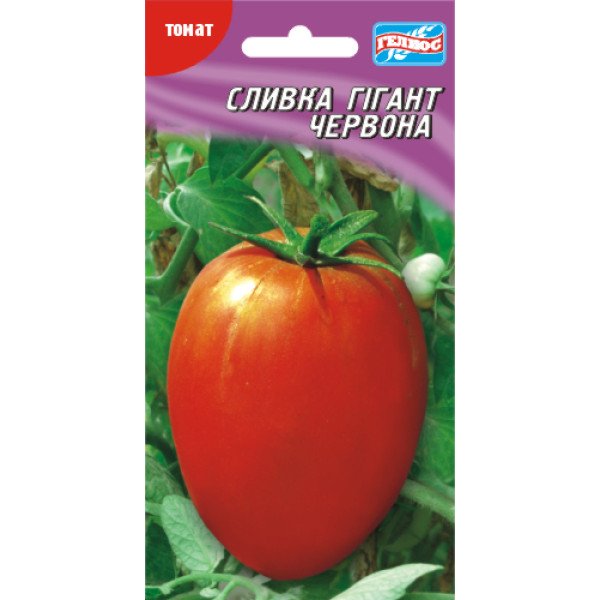 Семена томата Сливка гигант красная /25 семян/ *Гелиос*