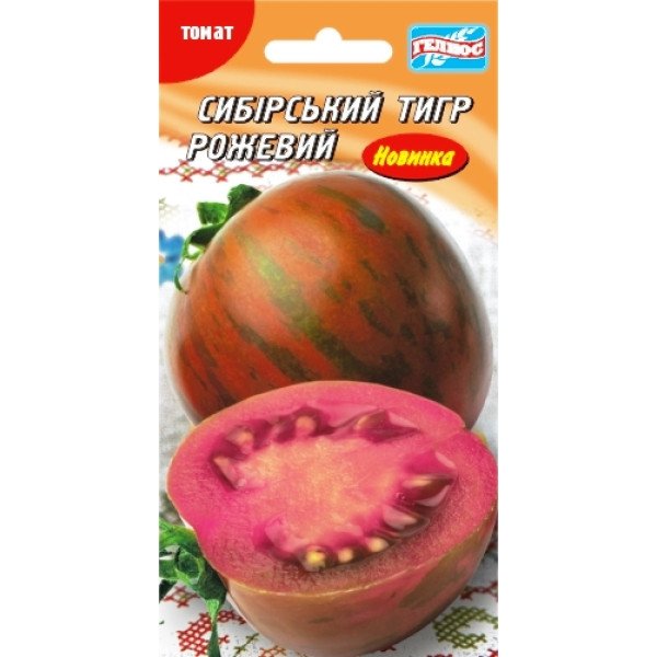 Семена Томата Сибирский тигр розовый /25 семян/ *Гелиос*